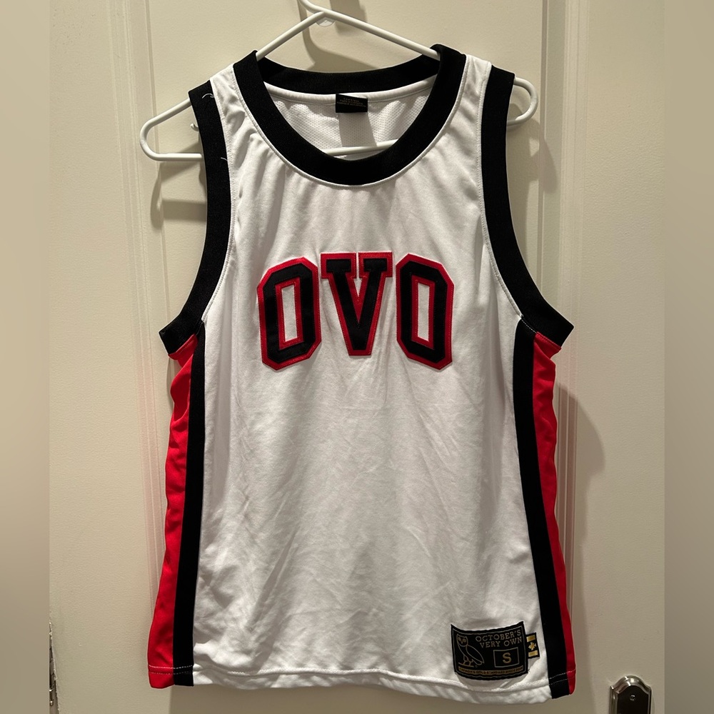 OVO White and Red Jersey